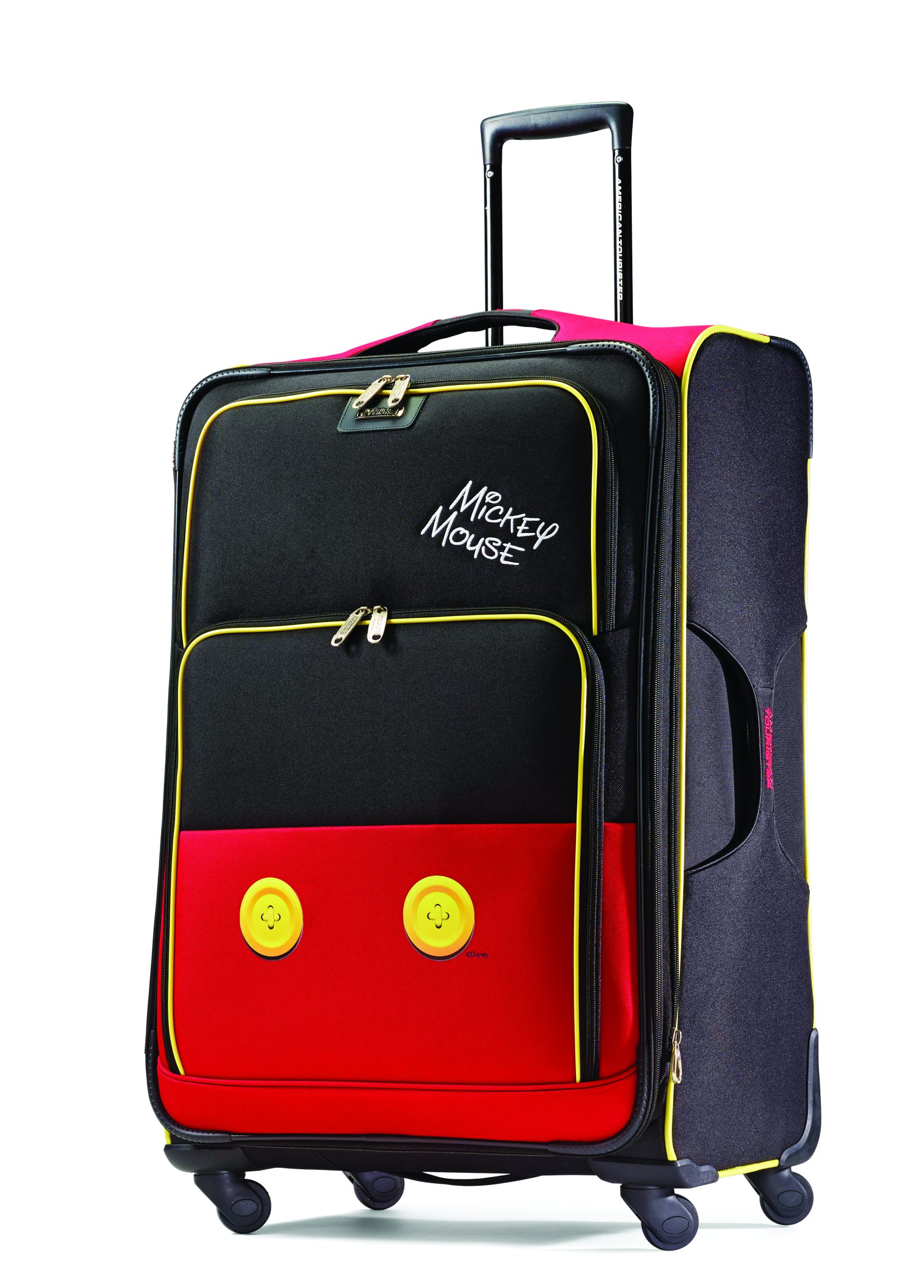 Disney 28" Large Softside Spinner - Mickey Mouse Pants