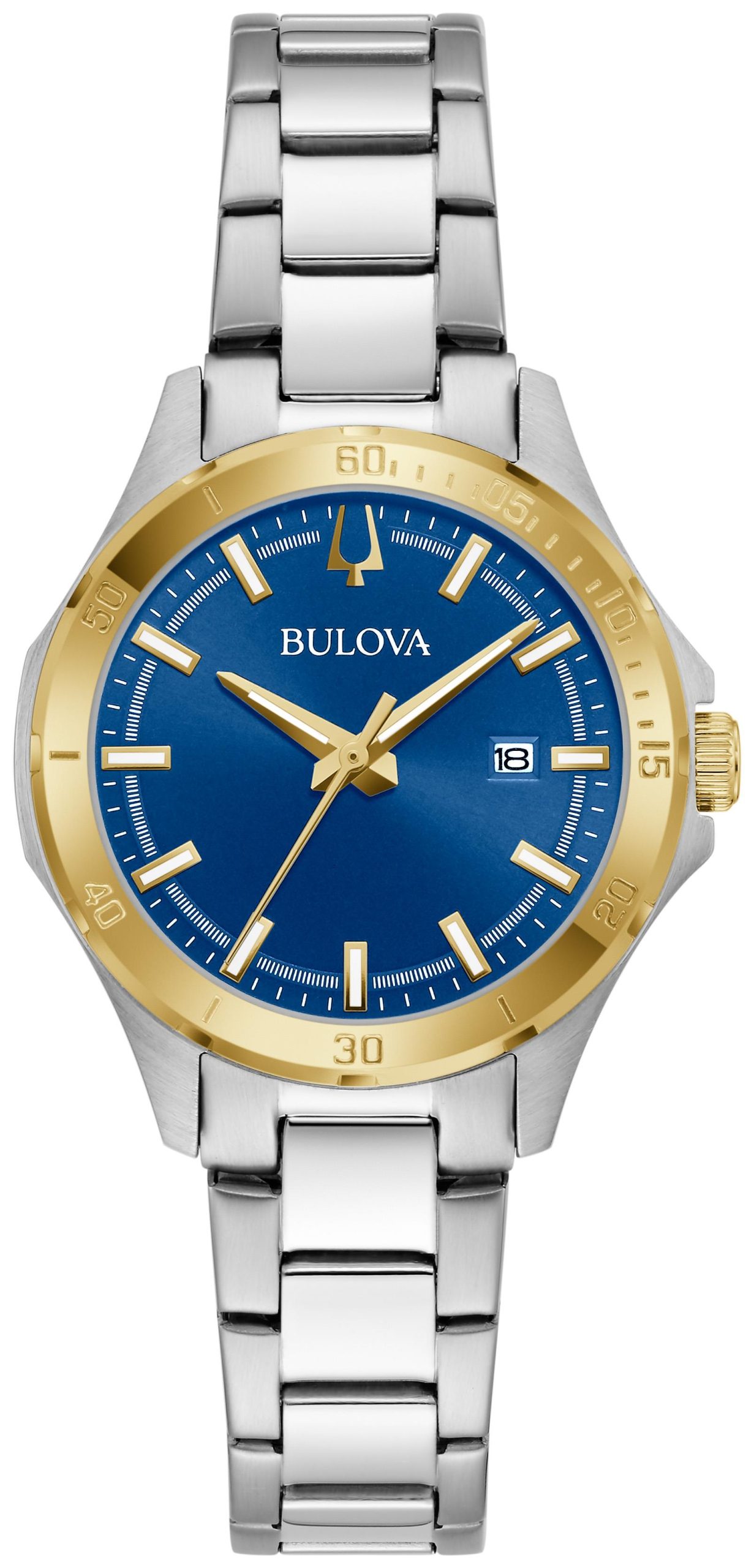 Corporate Collection, Ladies' Two-tone Bracelet Watch with Blue dial