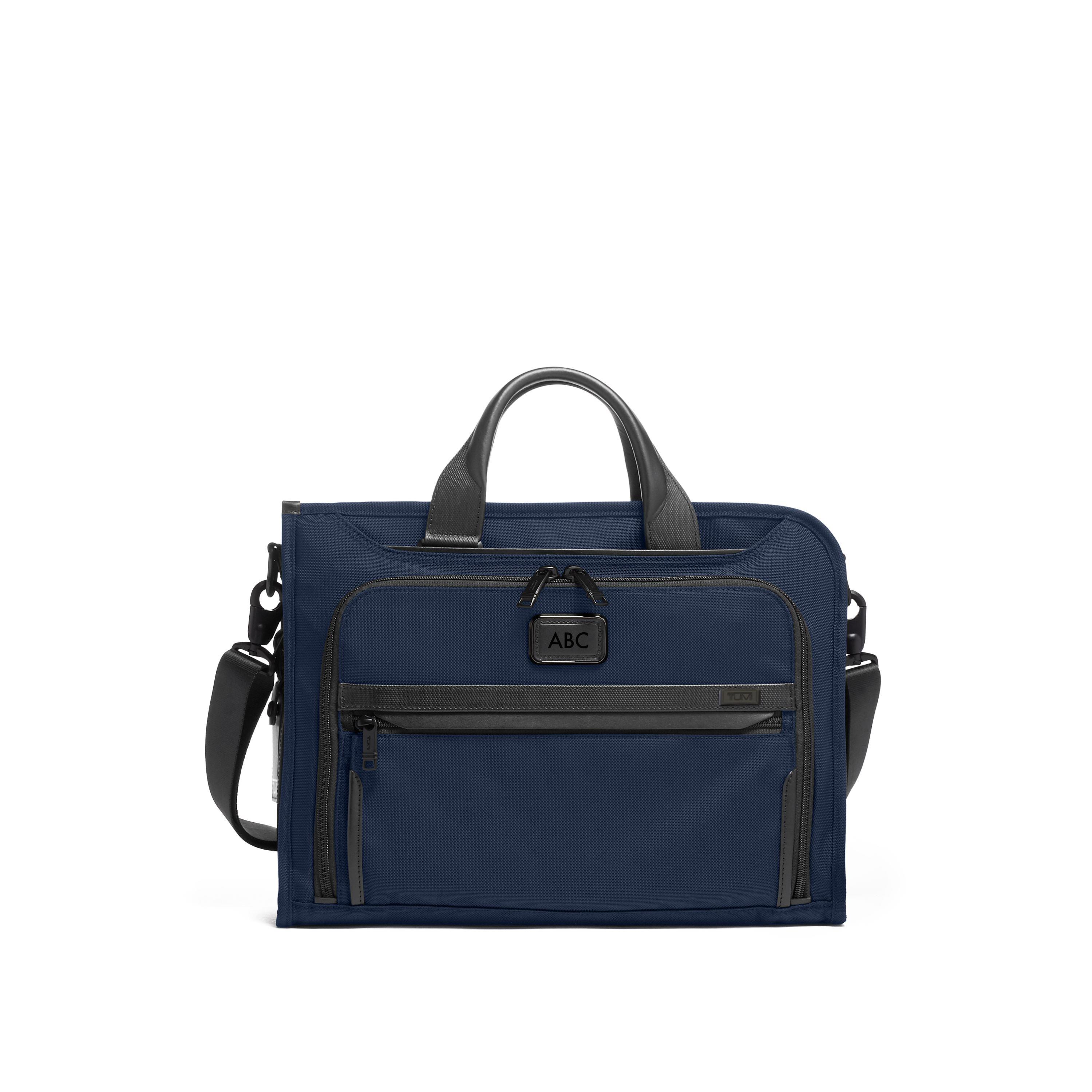 Alpha Slim Deluxe Portfolio- Black