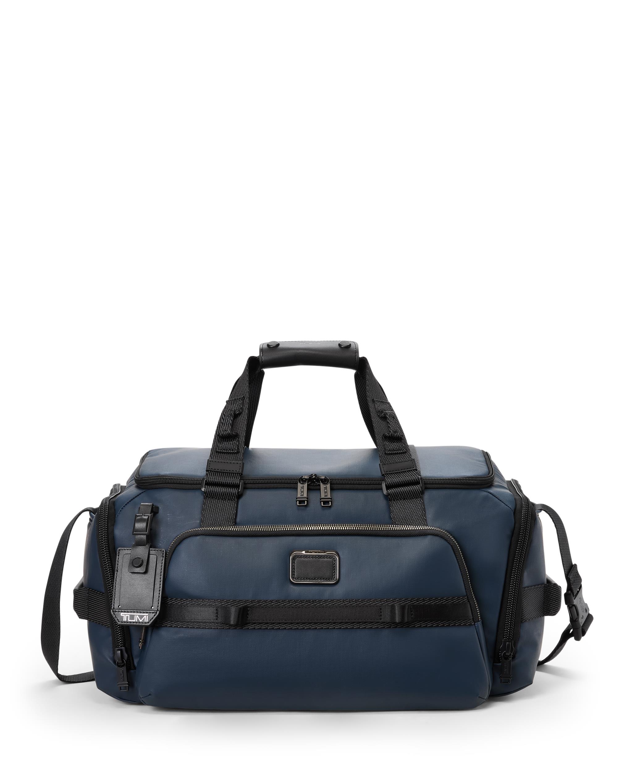 Alpha Bravo Mason Duffel - Navy Coated Canvas
