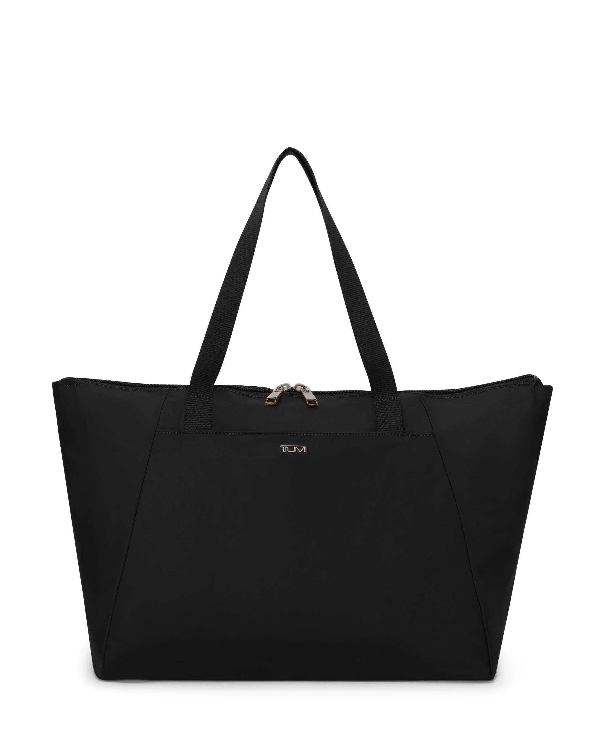 Voyageur Just In Case Medium Tote - Black/Gunmetal
