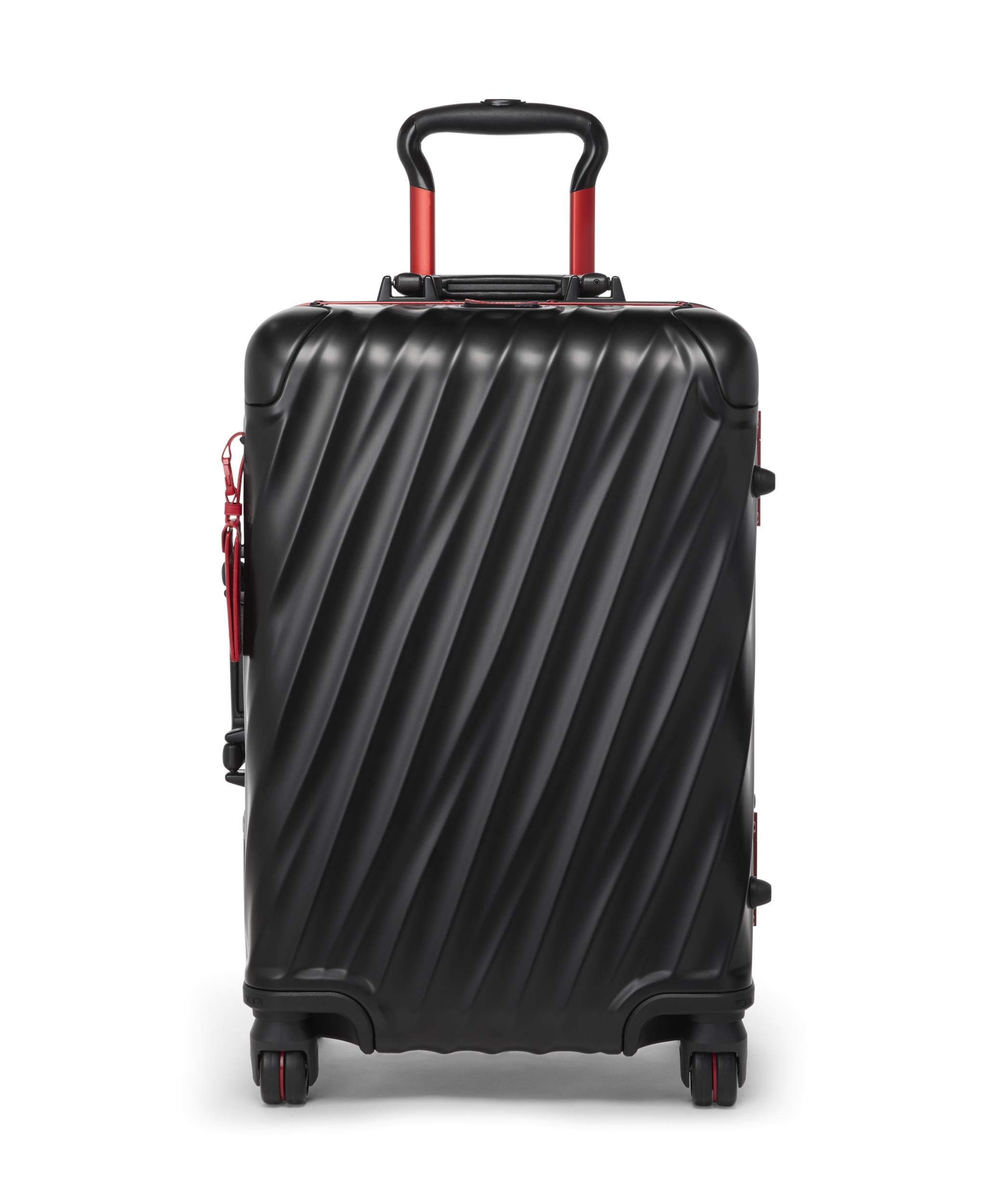 19 Degree Aluminum International Carry-On - Black/Red
