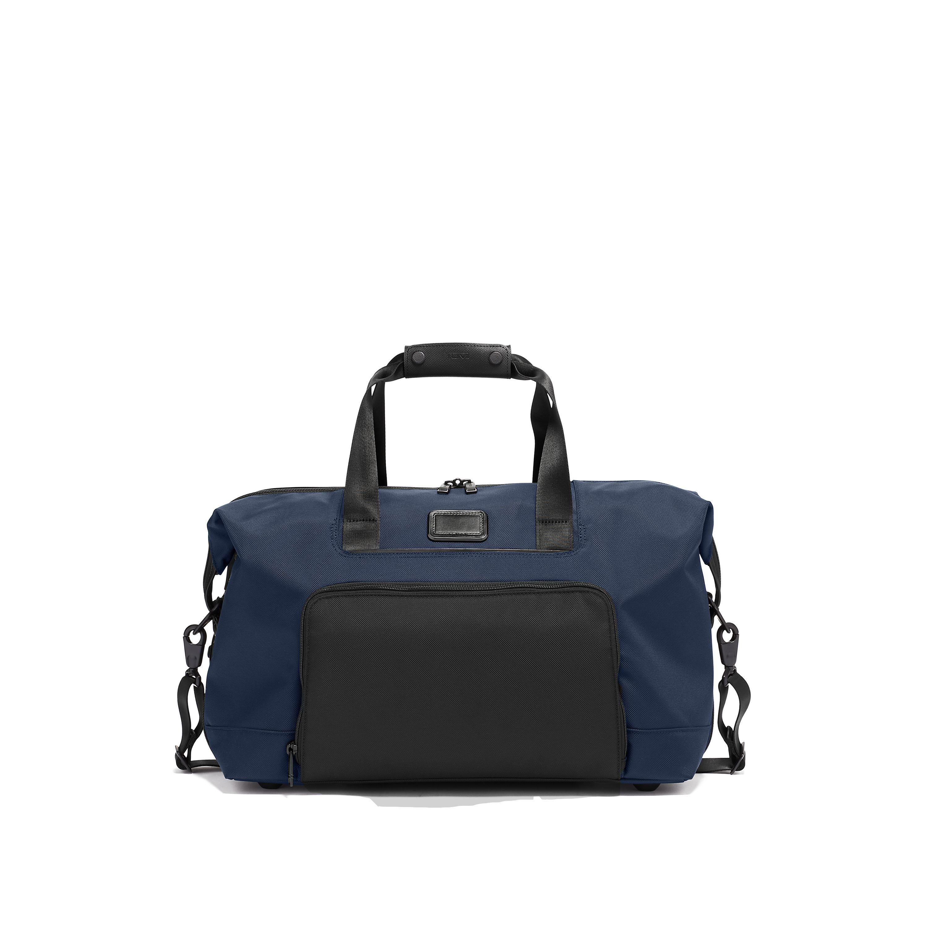 Alpha Double Expansion Travel Satchel- Navy