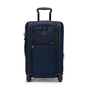 Alpha International Expandable 4 Wheel Carry On - Navy