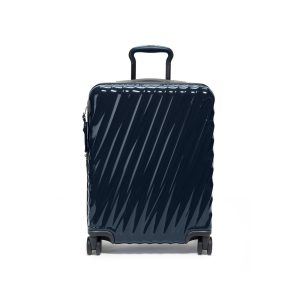 19 Degree Continental Expandable 4 Wheeled Carry-On- Navy