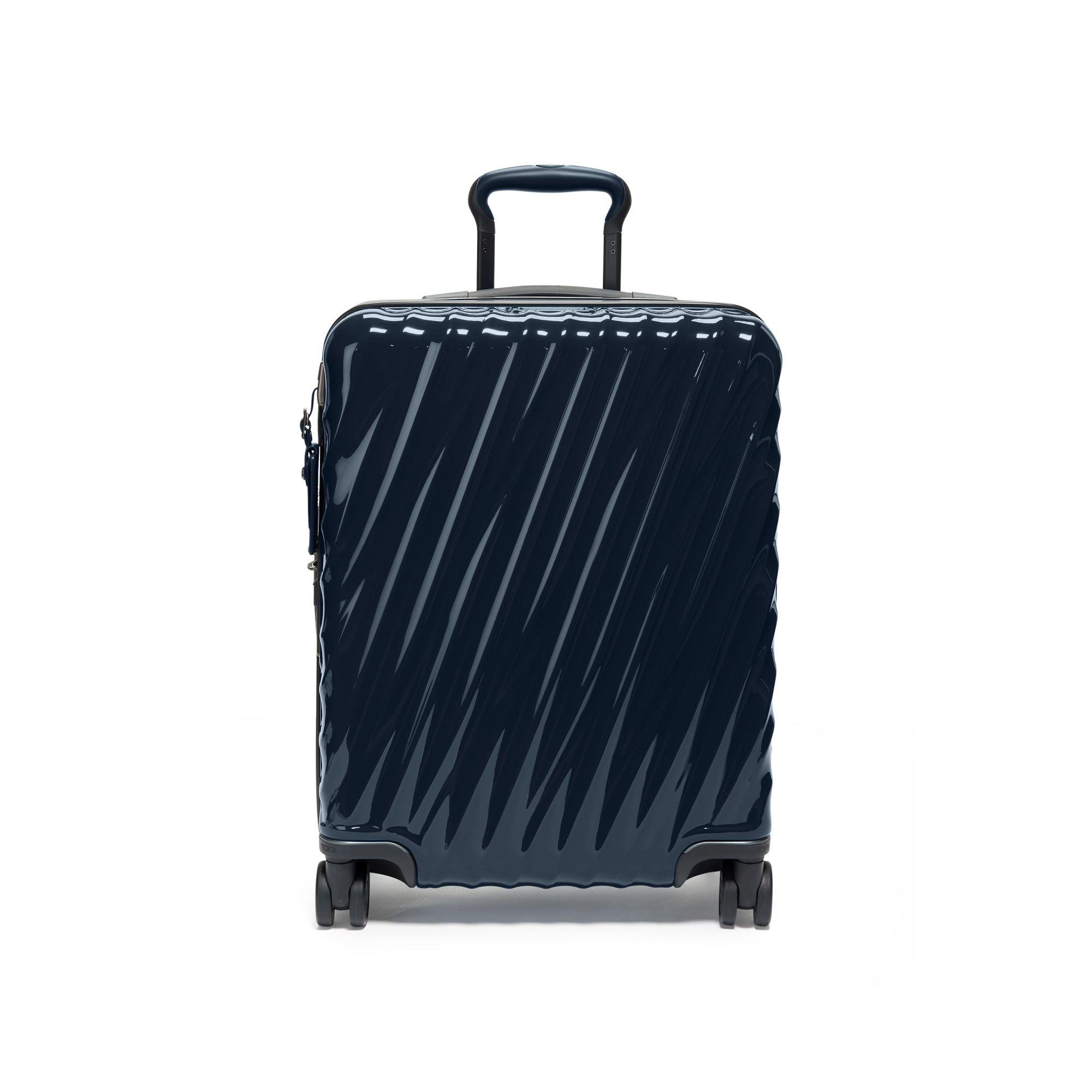 19 Degree Continental Expandable 4 Wheeled Carry-On- Navy