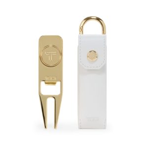 Travel Access. Golf Divot Tool- Gold