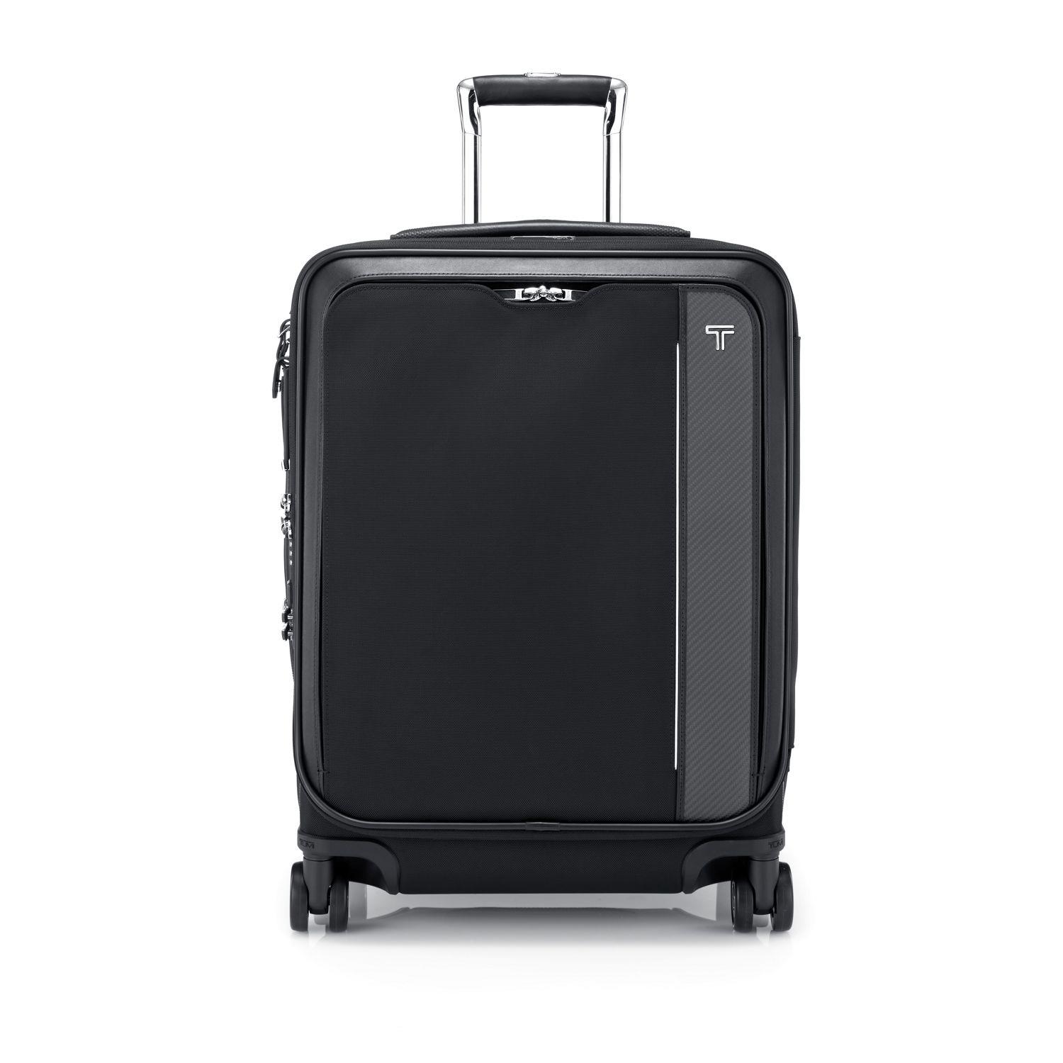 Arrive' Continental Dual Access 4 Wheel Carry On - Black