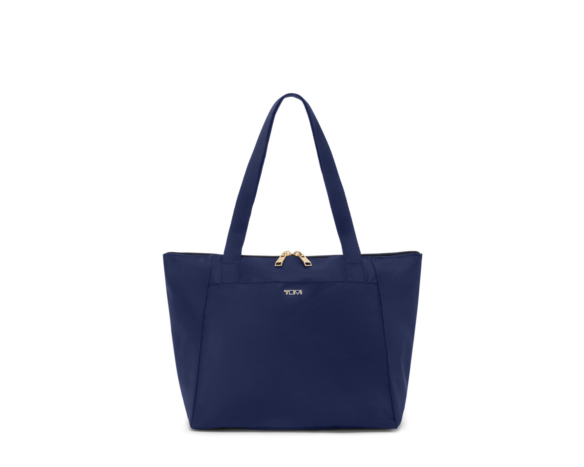 Voyageur Just In Case Small Tote - Indigo/Light Gold
