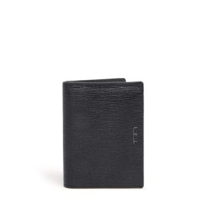 Nassau Slg L-Fold - Black Embossed
