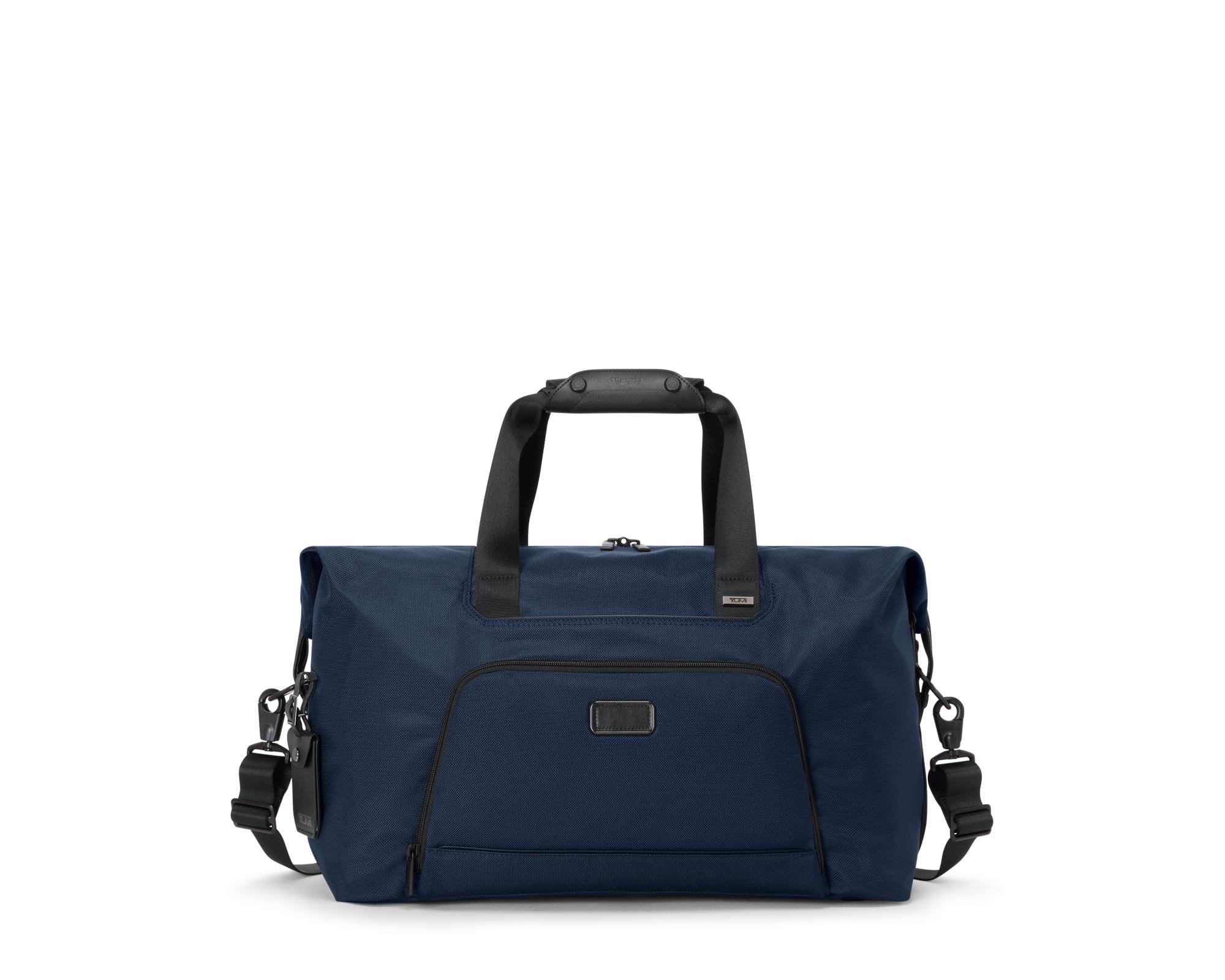 Tumi Alpha Double Expansion Duffel - Navy (Double Expansion Satchel)