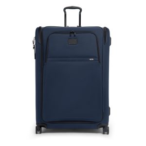 Alpha X-Large Dual Access Expandable Checked - Black (Extended Trip) - Navy