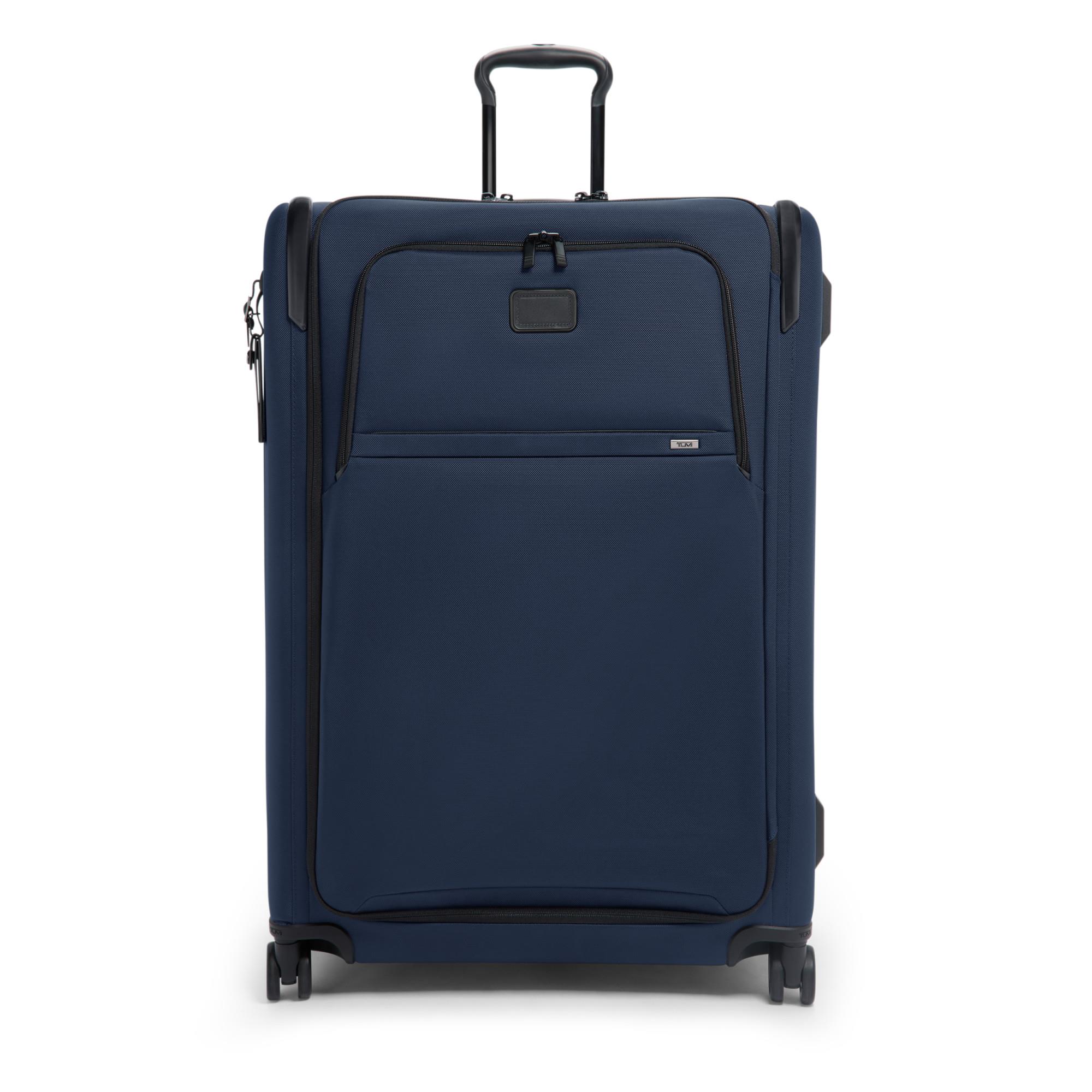 Alpha X-Large Dual Access Expandable Checked - Black (Extended Trip) - Navy