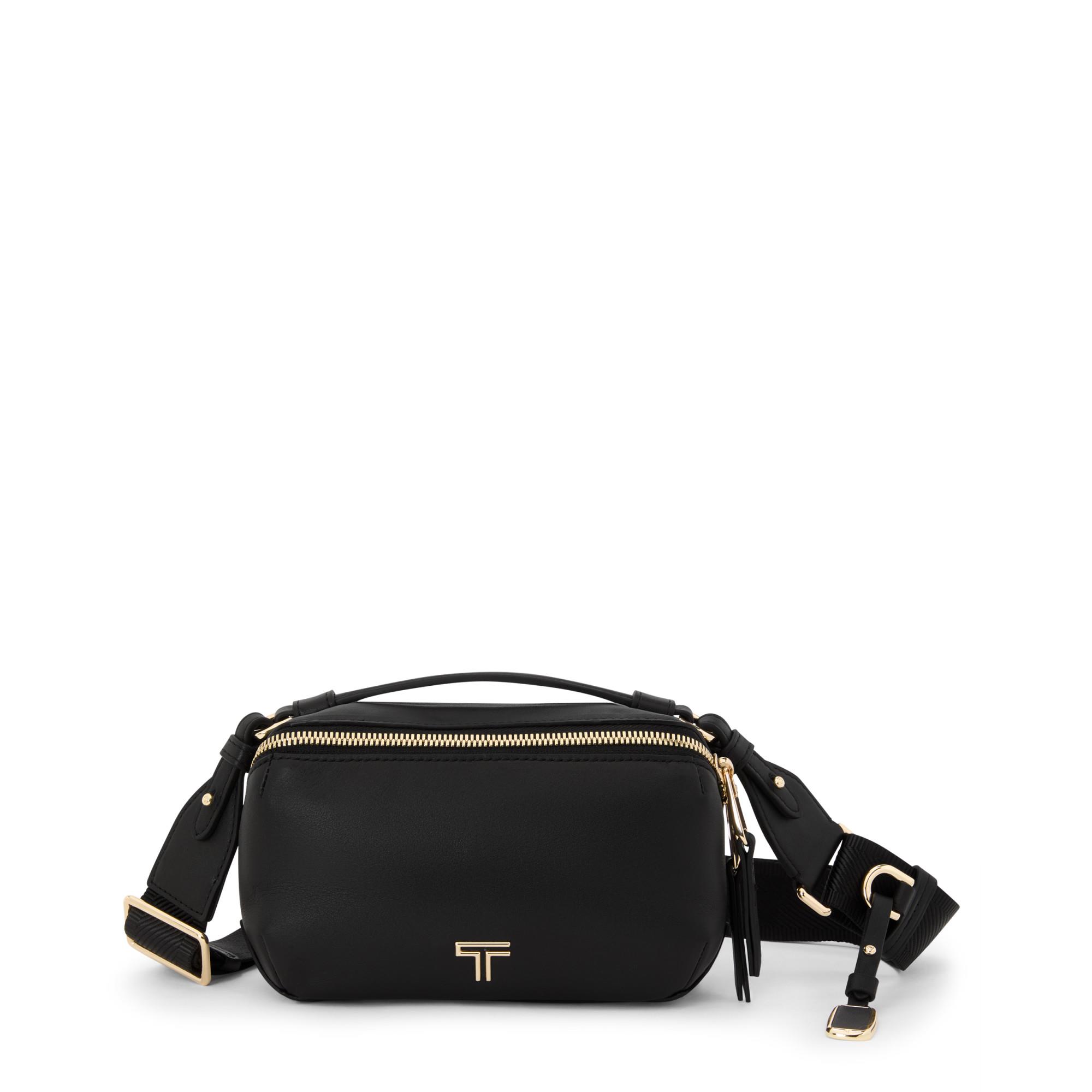 Voyageur Berlin Crossbody - Black/Light Gold