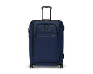 Tumi Alpha Medium Dual Access Expandable Checked - Navy (Short Trip)