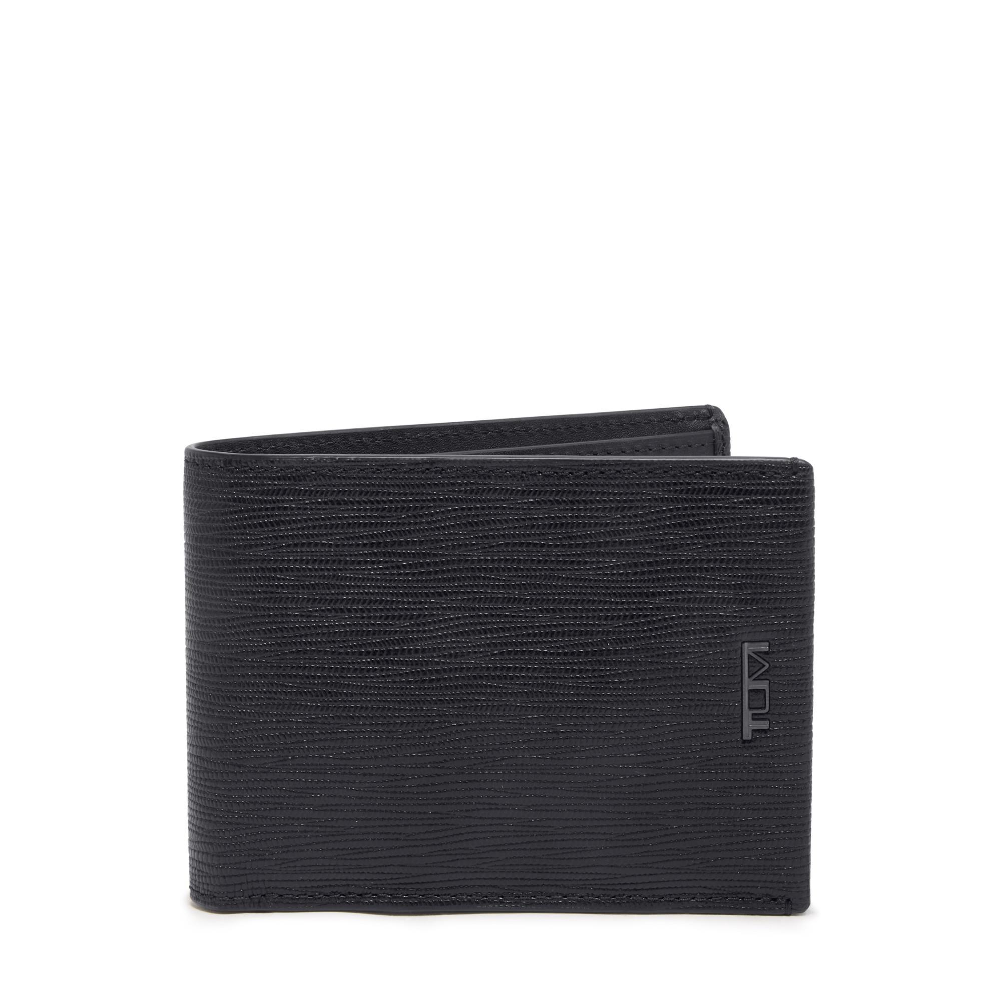 Nassau Slg Double Billfold - Black Embossed