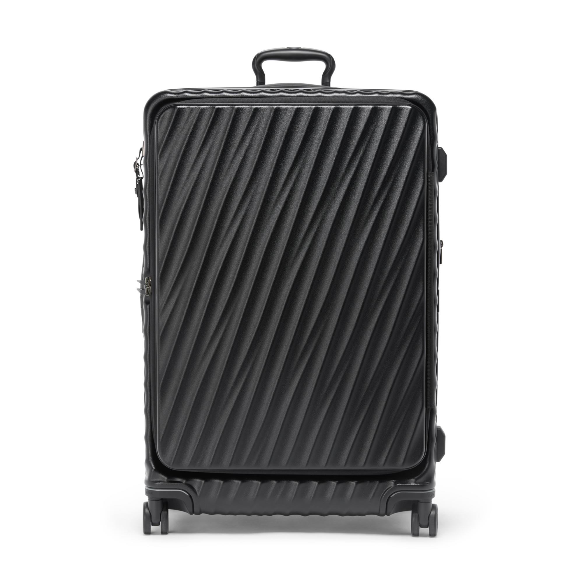 19 Degree Large Frnt Acc Exp Chk - Black Texture