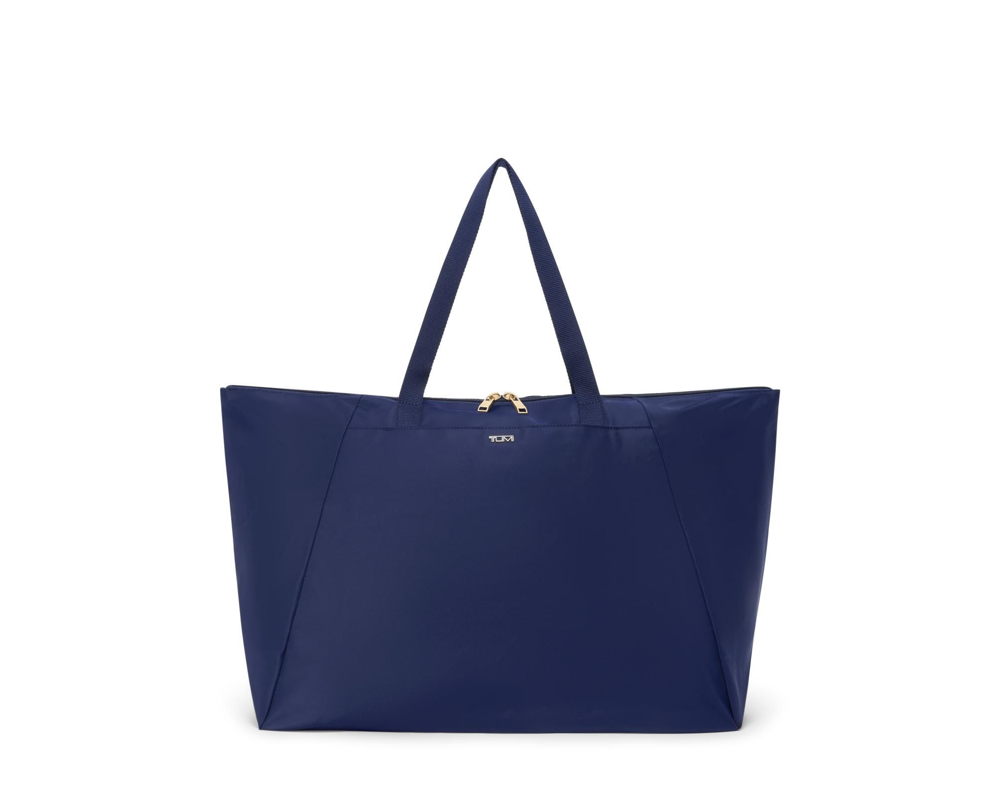 Voyageur Just in Case® Tote - Indigo/Light Gold