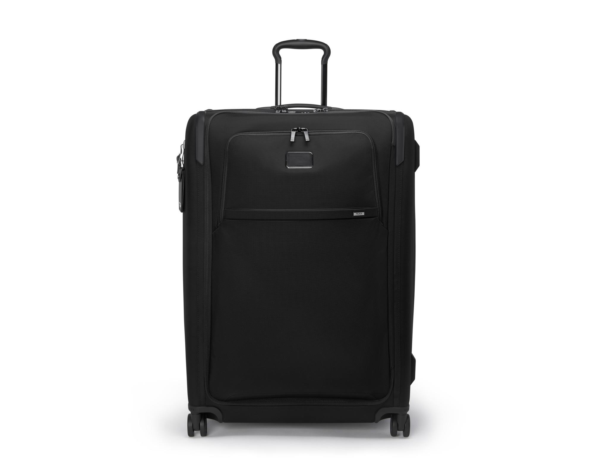 Alpha X-Large Dual Access Expandable Checked - Black (Extended Trip) - Black