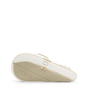 Alpha Tennis Racket Bag - Off-White/Tan