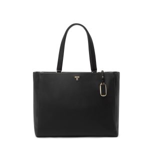 Voyageur Vail Large Tote - Black/Light Gold