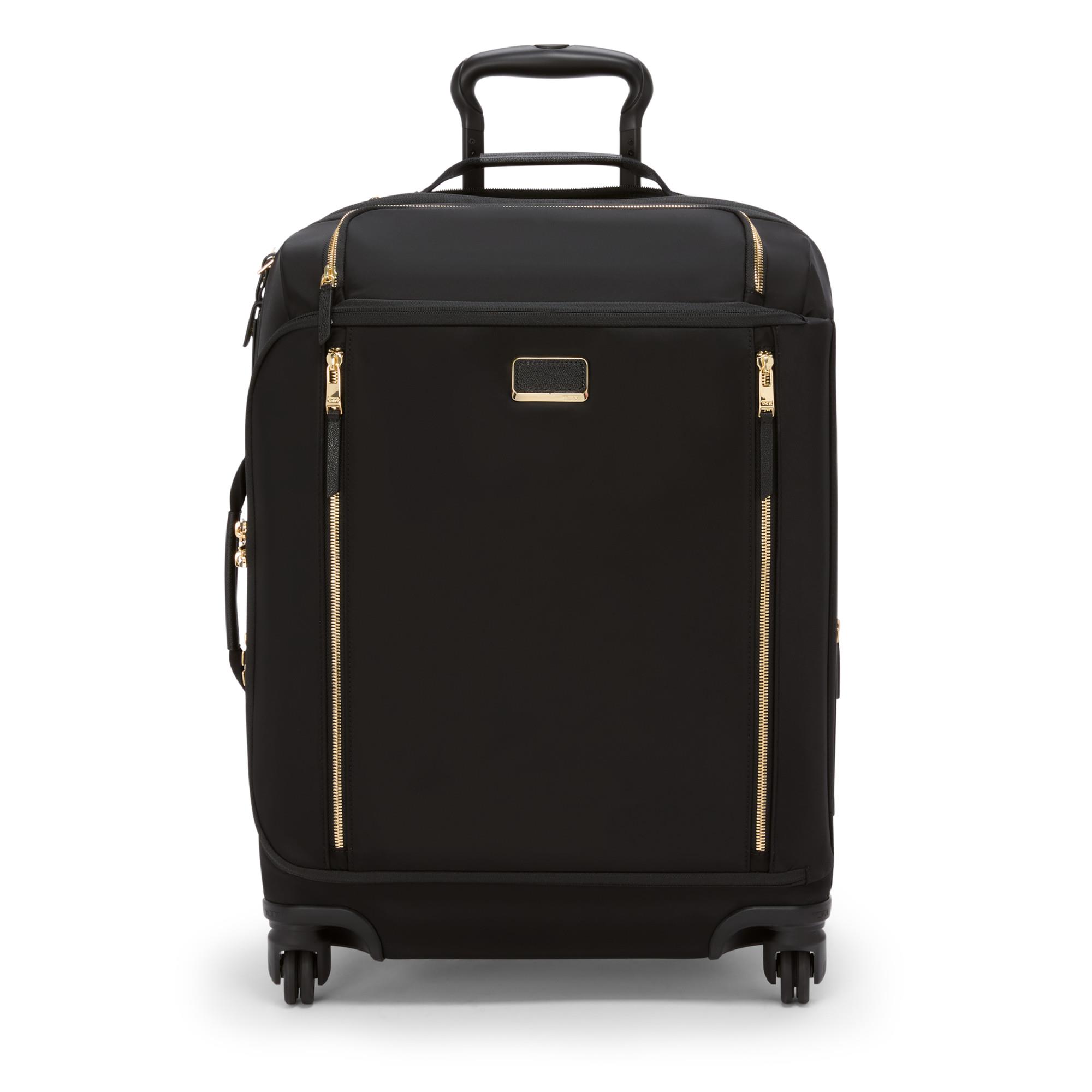 Voyageur Léger Large Dual Access Expandable Carry On (Continental) - Black/Gold