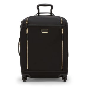 Voyageur Léger Dual Access Expandable Carry On (International)- Black/Gold