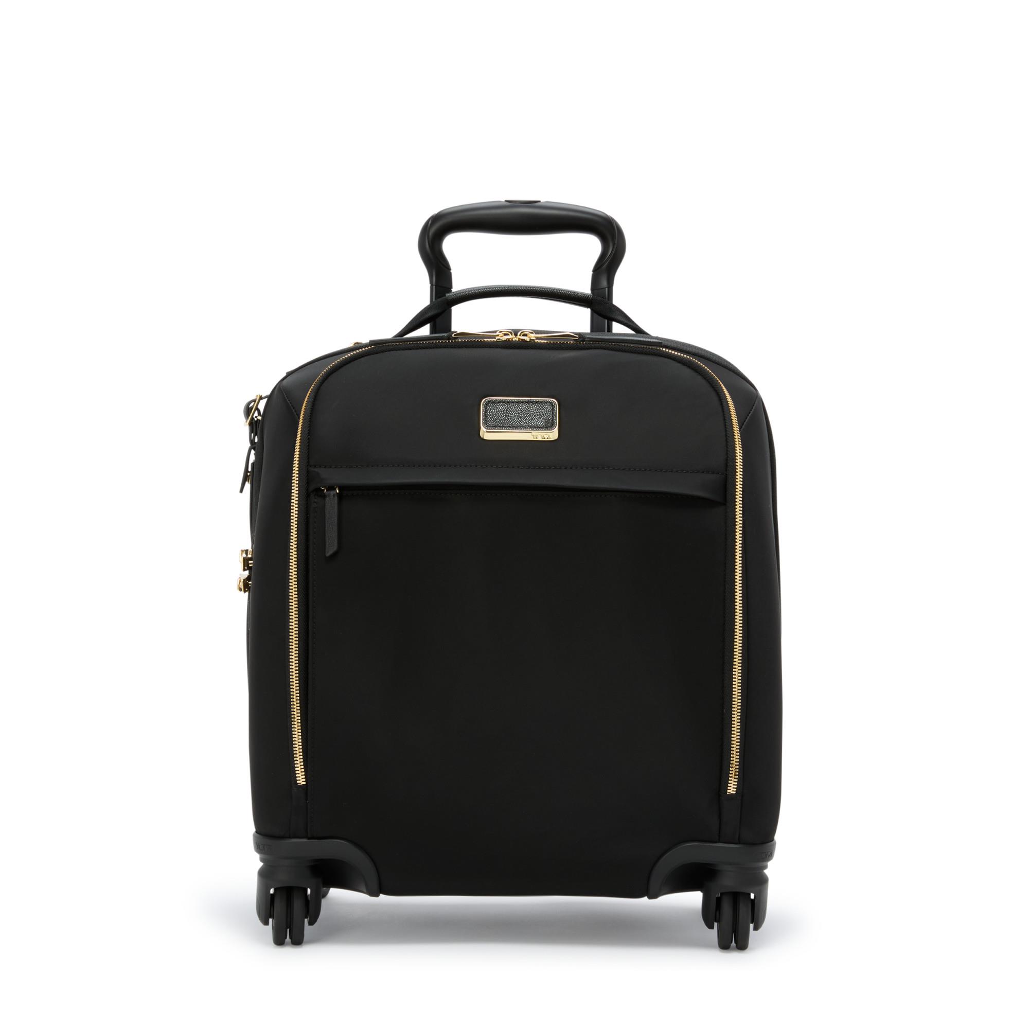 Voyageur Léger Compact Front Pocket Carry On - Black/Gold